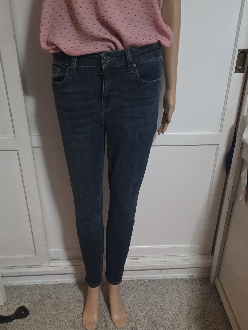 Pistola Dark Blue Women's Skinny Jeans